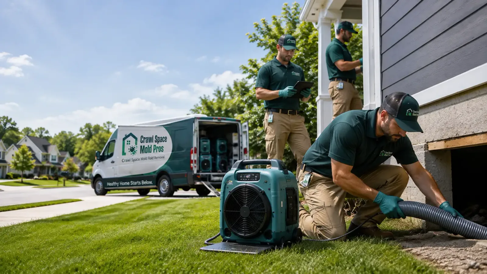 Crawl Space Mold Removal in Dante, VA